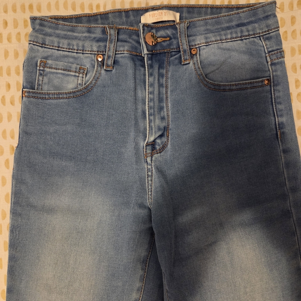 Medium Wash Blue Skinny Jeans
